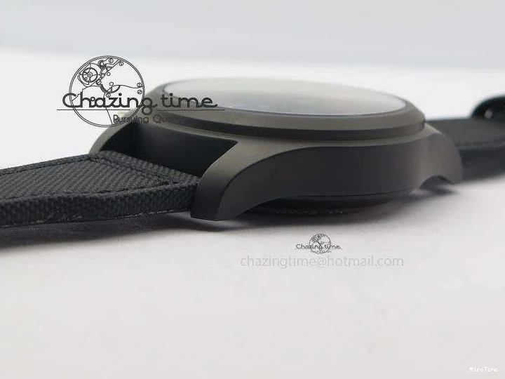 MIROTIME 0414 Pilot Chrono IW388003 Real Ceramic V6F Best Edition Green Markers On Black Nylon Strap A Effortless 7283